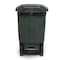 Toter 48 Gal. Trash Can Greenstone with Quiet Wheels and Lid ANA48 - alternate 2